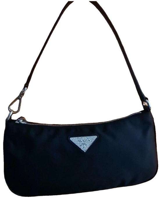 Prada Handbags - Prada⭐️Re-edition 2002!⭐️
Crystalized/Rhinestone logo mini bag!⭐️OFFERS Always!